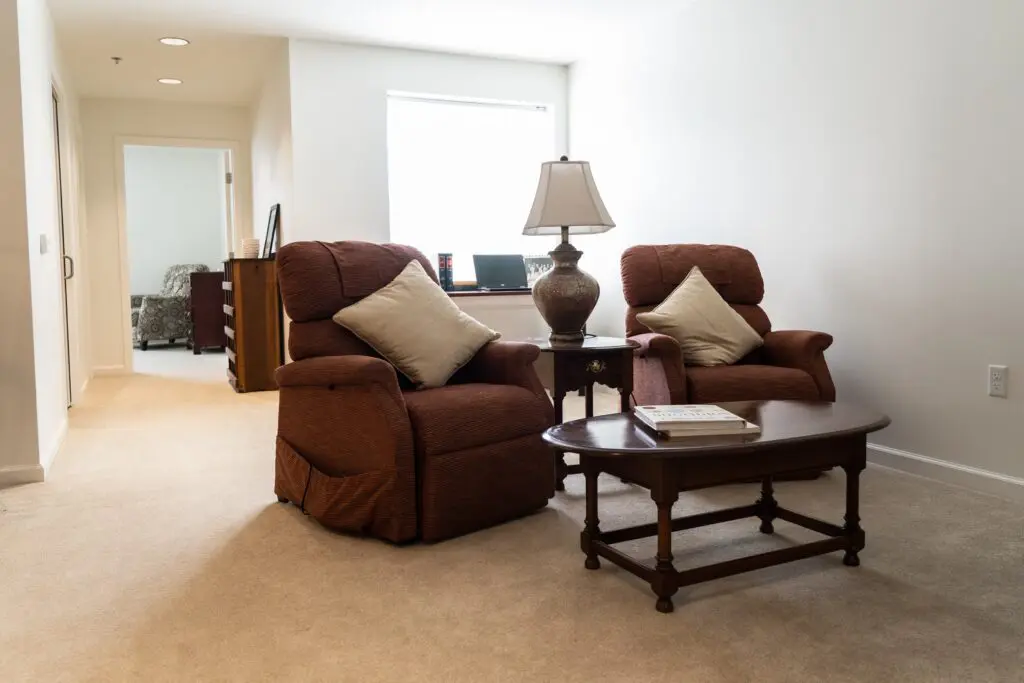 A living room at UZRC