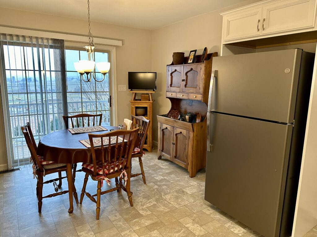 A dining room in one of United Zion Retirement Community's independent senior living cottage.