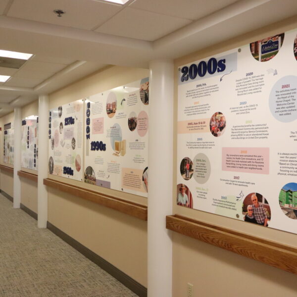 United Zion Retirement Community Unveils History Wall